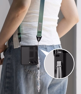Ringke Onyx Flap maciņš modelim Samsung Galaxy Z Flip 8 – melns