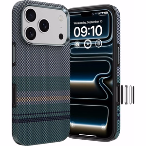 Benks Magnetic Armor Pro Aurora 600D kevlara vāciņš (C.K.FL.AP.SR.A072) iPhone 18 Pro / 17 Pro ar kameras vadības pogu