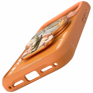 Nimmy Cool&Cute 2.0 Cat Case for iPhone 17 Pro Max with Magnetic Hanger - Orange