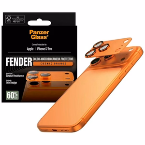 PanzerGlass Fender kameras aizsargrudits stikls iPhone 17 Pro - oranzs