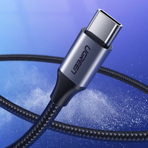 Ugreen US288 60125 USB-A / USB-C QC 3.0 3A 0.5m kabelis - pelēks