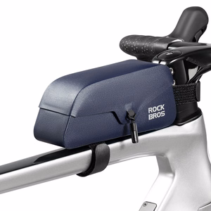 Rockbros 30120122006 Waterproof Bicycle Frame Bag with Magnetic Closure 0.9L - Blue