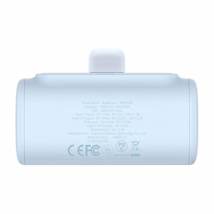 Portatīvais lādētājs OS-Baseus Compact IP 5000mAh 20W (zils)