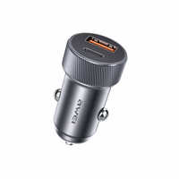 Auto lādētājs Awei C-857 33W USB-C/USB-A melns