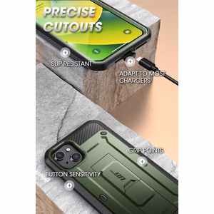 Supcase Unicorn Beetle Pro iPhone 14 Plus Apvalks - Zaļš