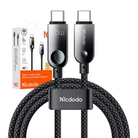 Mcdodo CA-4780 USB-C uz USB-C 60W datu kabelis 1.2m (melns)