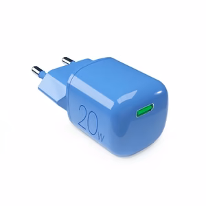 Puro 20W GaN USB-C sienas lādētājs - zils
