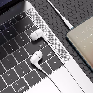 Vadu austiņas USB C Hoco M97 baltas