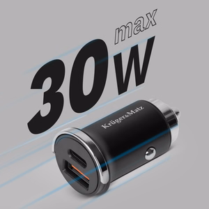 Kruger&Matz 30 W automašīnas lādētājs
