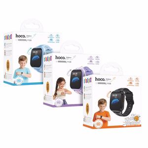 Bērnu viedpulkstenis 1,69" 4G GPS ar zvanu funkciju Hoco Y108, violets