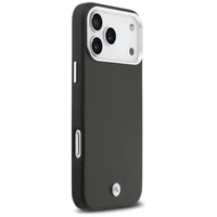 BMW Sign pilnībā pārklājošs metāla magnētiskais viedtālruņa apvalks iPhone 17 Pro Max - melns