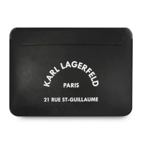 Karl Lagerfeld Sleeve KLCS133RSGSFBK 13" melns/melns Saffiano RSG apvalks