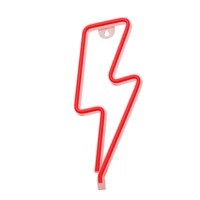 Neon LED Light BOLT red Bat + USB FLNE06 Forever Light