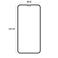 Etteri rūdīts 9D stikls priekš iPhone X/XS/11 Pro