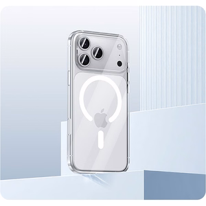 Benks Magnetic Crystal magnētiskais vāciņš (C.K.JC.AP.00.0072) iPhone 18 Pro / 17 Pro, caurspīdīgs, ar kameras vadības pogu