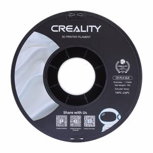 CR-Silk PLA Filaments Creality (Sudraba)
