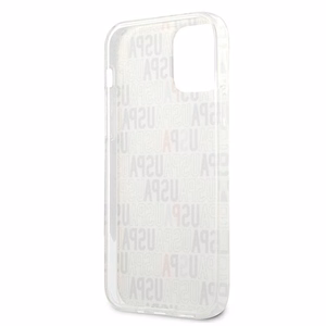 US Polo USHCP12SPCUSPA6 Logo Mania Collection vāciņš ierīcei iPhone 12 mini 5.4", balts