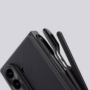 Nillkin Super Frosted Shield Fold Magnētiskais viedtālruņa apvalks priekš Samsung Galaxy Z Fold 7, saderīgs ar MagSafe - melns