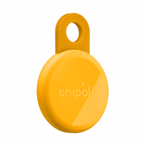 Chipolo LOOP – uzlādējams Bluetooth izsekotājs ar silikona cilpu iOS & Android, Honey