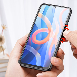 Dux Ducis Fino viedtālruņa apvalks pārklāts ar neilona materiālu Poco M4 Pro 5G zila