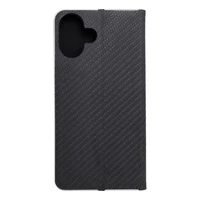 LUNA Book Carbon viedtālruņa apvalks melns