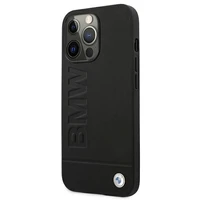BMW Signature Logo Imprint apvalks iPhone 13 Pro Max - melns
