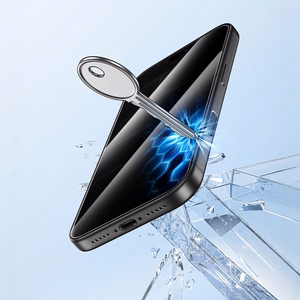 Borofone BF12 Armor Shield visu ekrānu nosedzošs rūdīts stikls ekrānam, privātuma filtrs, paredzēts iPhone 17e/16e/14/13/13 Pro