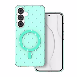 Bubble Dots Mag чехол для Samsung S24 / S25, зеленый