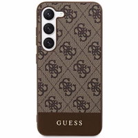 Guess 4G Stripe Collection viedtālruņa apvalks Samsung Galaxy S24+ - brūns