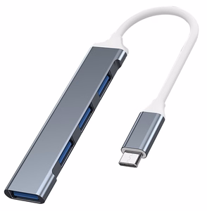 VAKOSS TC-4125X USB-C sadalītājs 1x USB 3.0 3x USB 2.0
