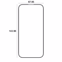 Etteri rūdīts 9D stikls iPhone 14 Pro 6,1"