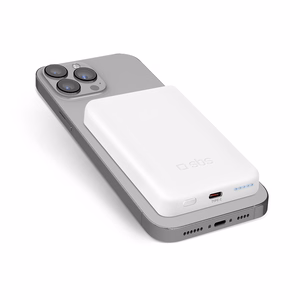 Portatīvais lādētājs SBS TEBB5000MAG1CW 5000 mAh USB-C, saderīga ar MagSafe - balta