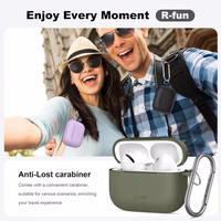 Tech-Protect silikona vāciņš ar āķi AirPods Pro - Violets