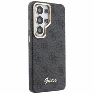 Guess maciņš 4G Script MagSafe priekš Samsung Galaxy S26 Ultra melns
