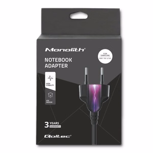 Qoltec 50089.90W strāvas adapteris iekštelpu melns
