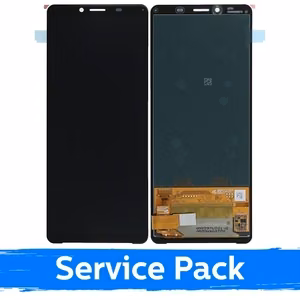 LCD displejs saderīgs ar Sony Xperia 10 II melns (Service Pack)