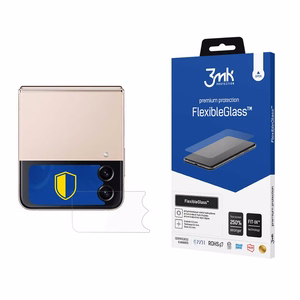 3mk FlexibleGlass™ hibrīdais stikls uz Samsung Galaxy Z Flip 4 (priekšējais)