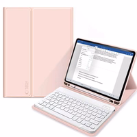 Tech-Protect SC Pen + Keyboard viedtālruņa apvalks ar klaviatūru iPad 10.9" 2022 - rozā