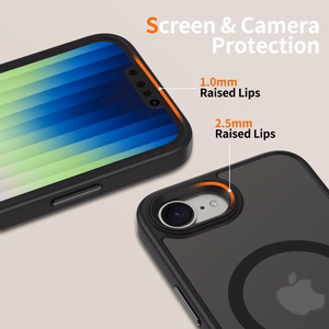 Чехол Tech-Protect MagMat MagSafe для iPhone 16e / 17e - матовый чёрный