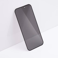 Forcell Privacy aizsargstikls - Iphone X / XS / 11 Pro melns