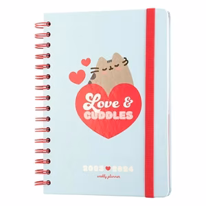 Pusheen Purrfect Love 2023/2024 nedēļas plānotājs, 14,8 × 21 cm