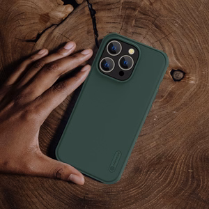 Nillkin Super Frosted Shield Pro viedtālruņa apvalks iPhone 14 Pro Max aizmugurējais apvalks zils