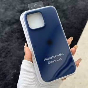Telefona maciņš Silicone Plastic Pack Apple iPhone 12 Pro Max tumši zils (iepakojumā)