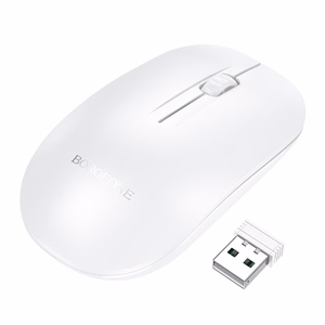 Bezvadu pele Borofone BG14 balts