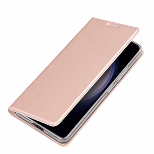Dux Ducis Skin Pro viedtālruņa apvalks Samsung S24+ ar atloku - rozā