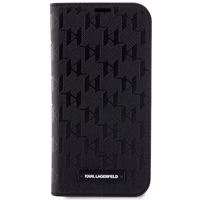 Karl Lagerfeld KLBKP14XSAKLHPK iPhone 14 Pro Max 6.7" Viedtālruņa apvalks (m) - melns (m) Saffiano Monogrāma