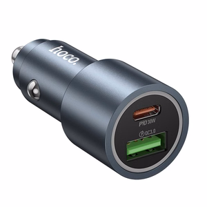 Car charger Hoco USB A + USB C PD QC3.0 48W Z60 black