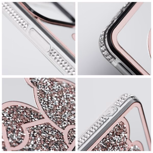 TEDDY BEAR viedtālruņa apvalks (m) IPHONE 7 / 8 / SE 2020 / SE 2022 - rožains (m)