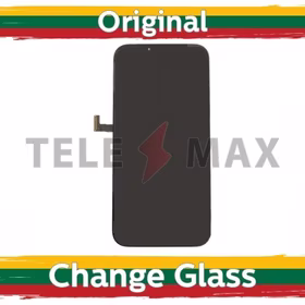LCD Displejs Saderīgs ar iPhone 13 Pro Max Melns original (Renewed: Telemax)