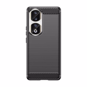 Carbon viedtālruņa apvalks Honor 90 Pro - melns